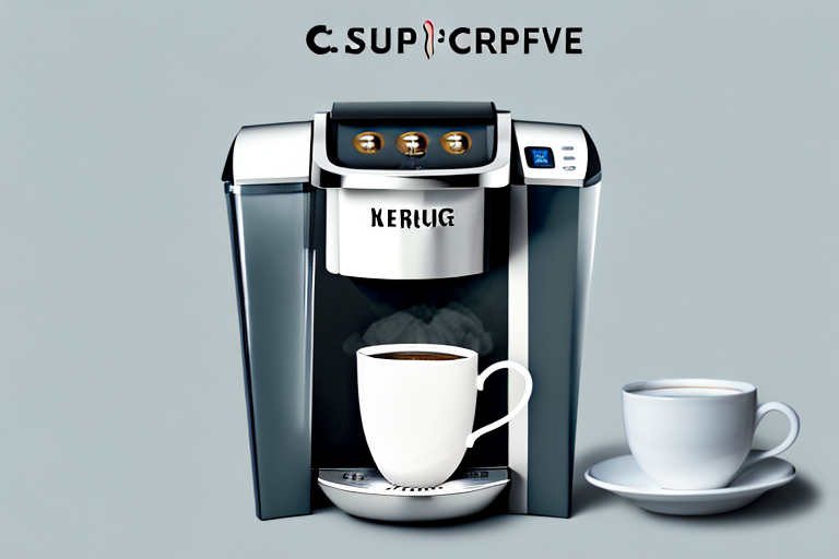 A keurig k-supreme plus c single serve coffee maker with its components and features