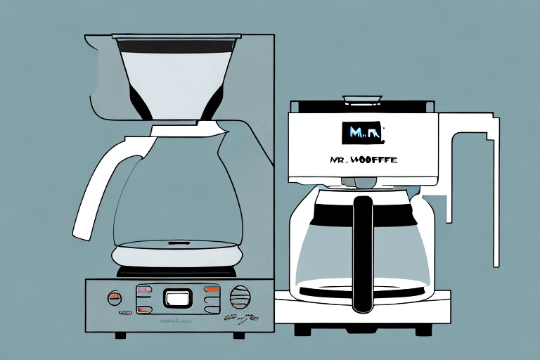 A mr. coffee 12-cup switch coffee maker